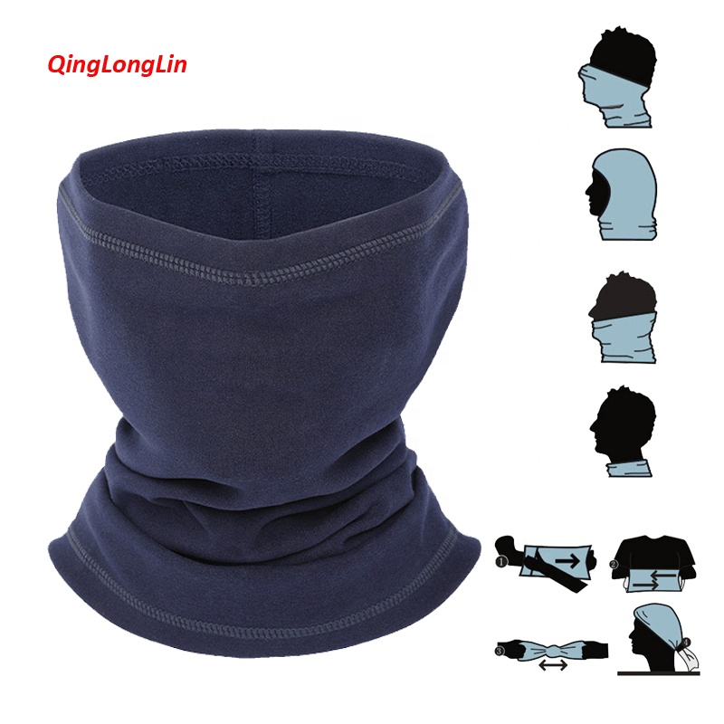 Флисовая Лыжная маска QingLongLin, оптовая продажа, ветрозащитные маски для сноуборда, Влагоотводящая Антистатическая маска для лица, маска для катания на лыжах и велосипеде