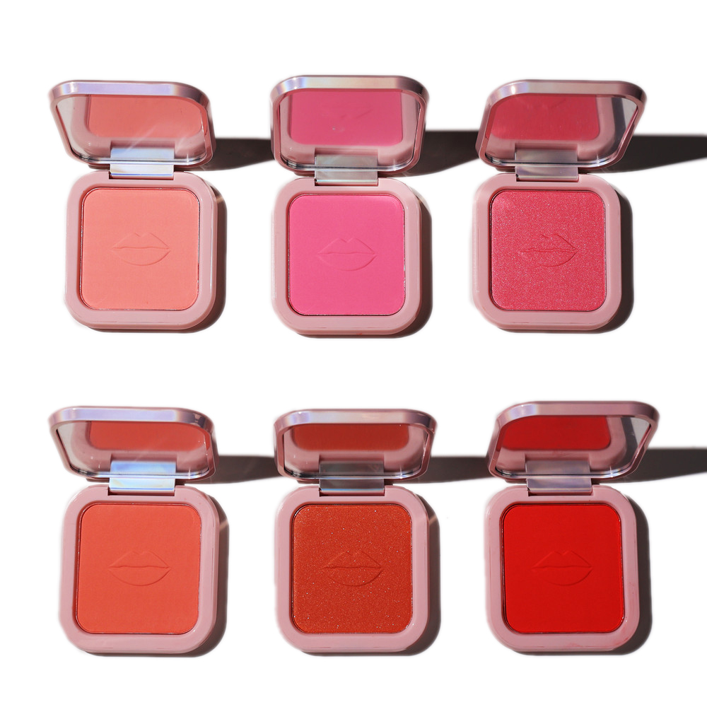 Natural Multipurpose Bake Texture Blusher Powder Palette Monochrome Cheek Blush