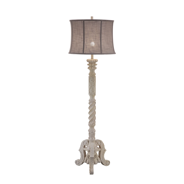 hotel stand vintage antique white resin living room floor lamps wholesale