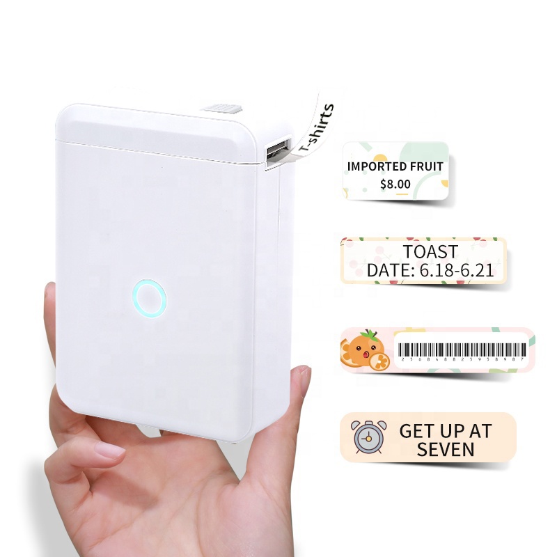 Карманный беспроводной маленький Inkless Canton мобильный телефон ручной стикер карты синий зуб умный портативный термальный мини принтер этикеток