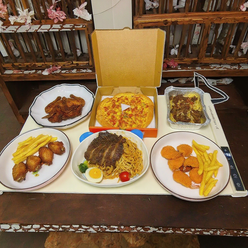 Food Grade Silicone Electric Heating Tray Mat Pad Coil Element USB Power Source Warming Tray For Home Kitchen Table Use