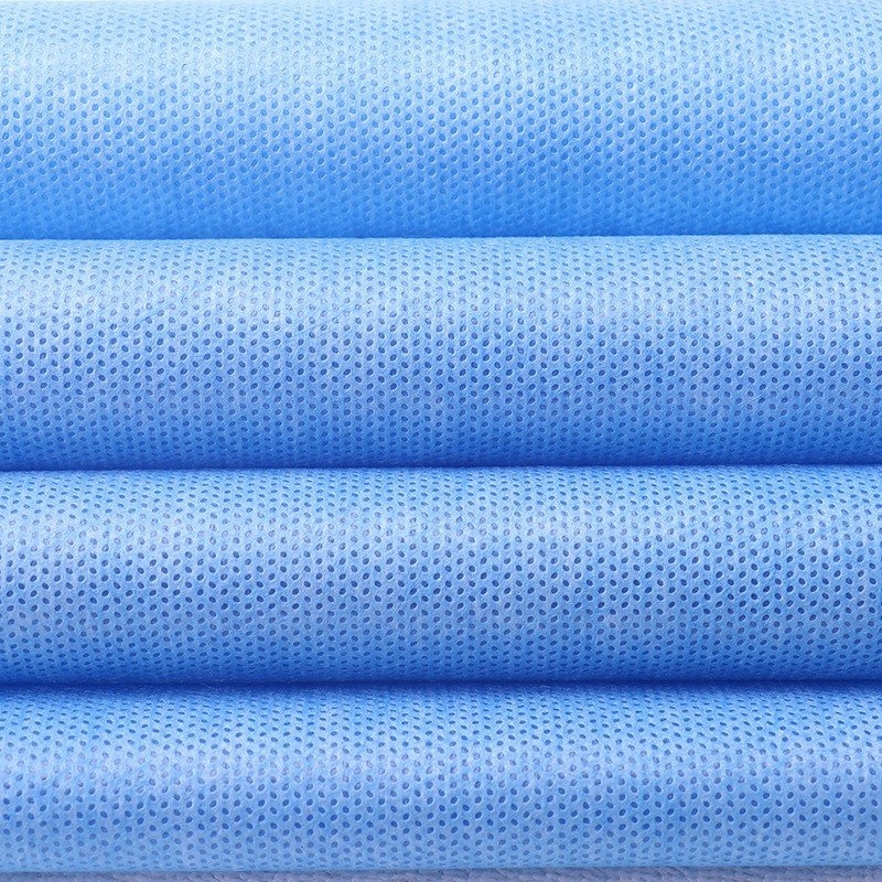 Одноразовое 100% PP 25GSM нетканое гидрофобное сырье SMS/SS Spunbond нетканое