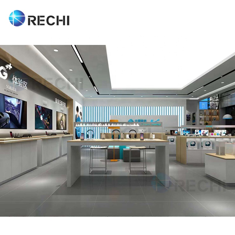 RECHI цифровые продукты образ жизни прилавок-витрина с крючками для мобильного телефона внутреннего дизайна обувного магазина и стиль магазин Fitout