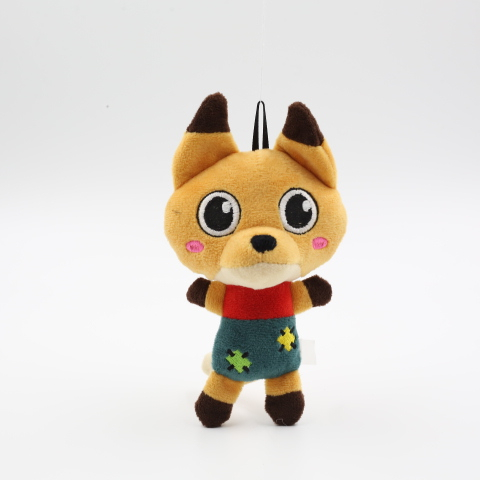 Cute Pet Toys Stuffed Plush Squeaky Fox Shape Stuffed Dog Toy Plush Dog Toy