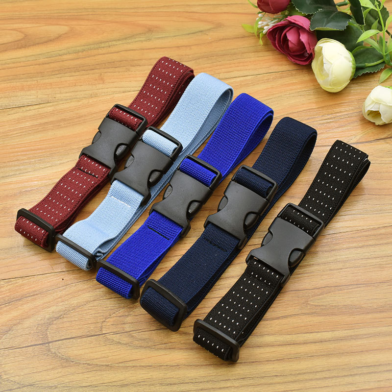 RW 21colour 2.5CM Width Plastic buckle Stretch Belts for Boys and Girls Adjustable Stretch Waist Belt for Pants Children