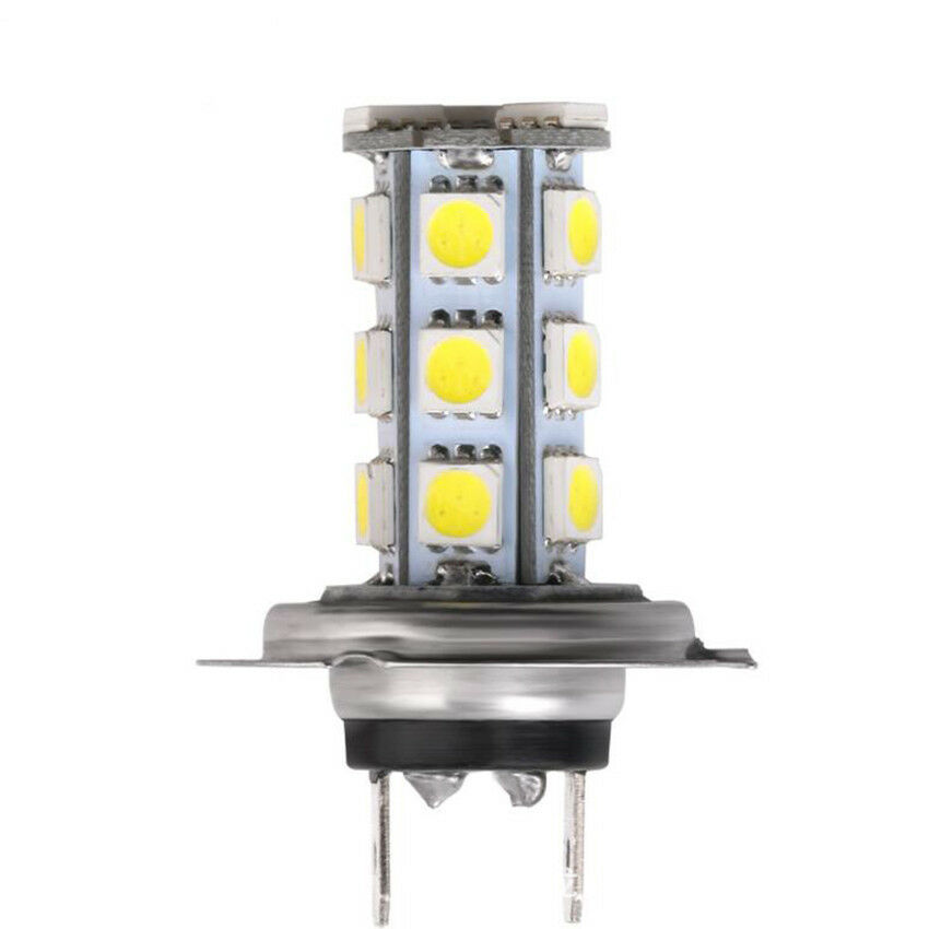 Светодиодный Белый Авто Противотуманные фары дальнего света на H7 5050 18 SMD 12V Время головной свет лампы высокой яркости автомобильные аксессуары Универсальный