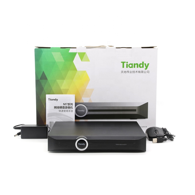 Tiandy TC-R1120 сетевой безопасности CCTV NVR 20CH IP камера H.265 Plug & Play сетевой видеорегистратор 8MP1080P NVR