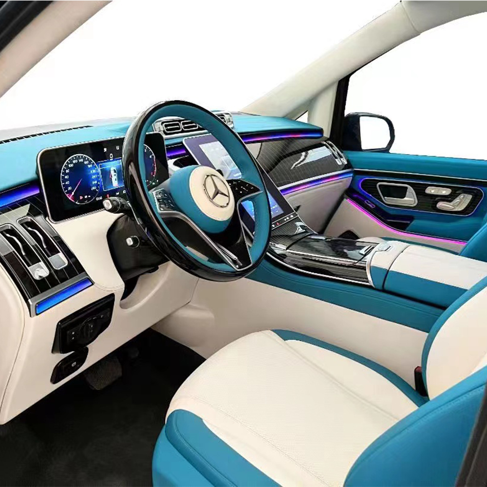 2023 аксессуары для автомобильного интерьера, модернизации индивидуальные роскошные приборной панели передних сидений Авто модификация наборы для бенц Вито метрис