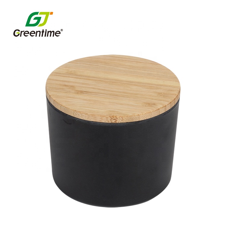 Sell Well New Type Food Grade Round Bamboo Fiber Storage Box Wholesale Kitchen Canisters Sets