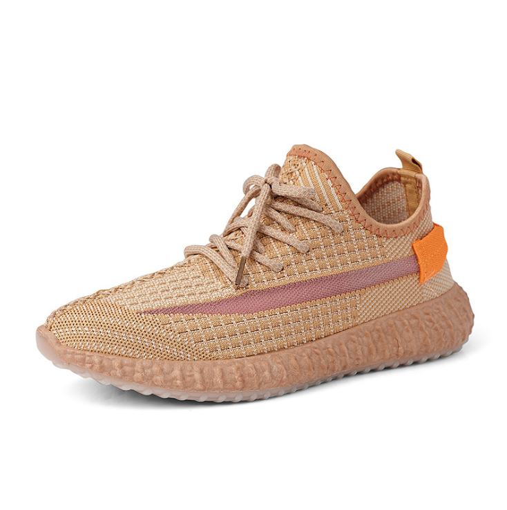 Новая дышащая трикотажная тканевая верхняя Yeezy Мужская Спортивная обувь для бега Yeezy кроссовки для мужчин