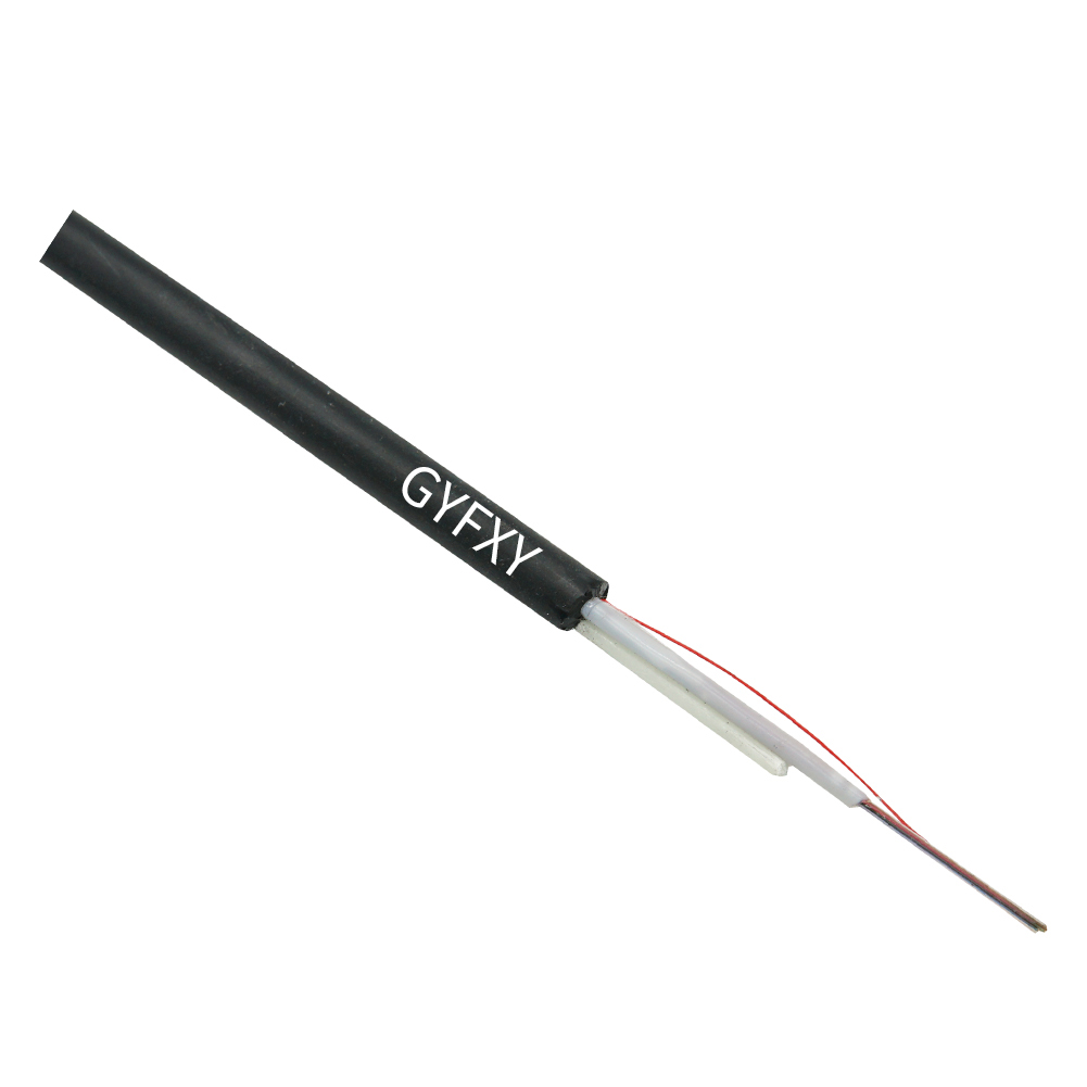 FTTH сеть для строительства GYFXY наружный уличный волоконно-оптический кабель с одной трубкой E-glass FTTH наружный Unitube 2-12 сердечников FRP волоконно-оптический кабель