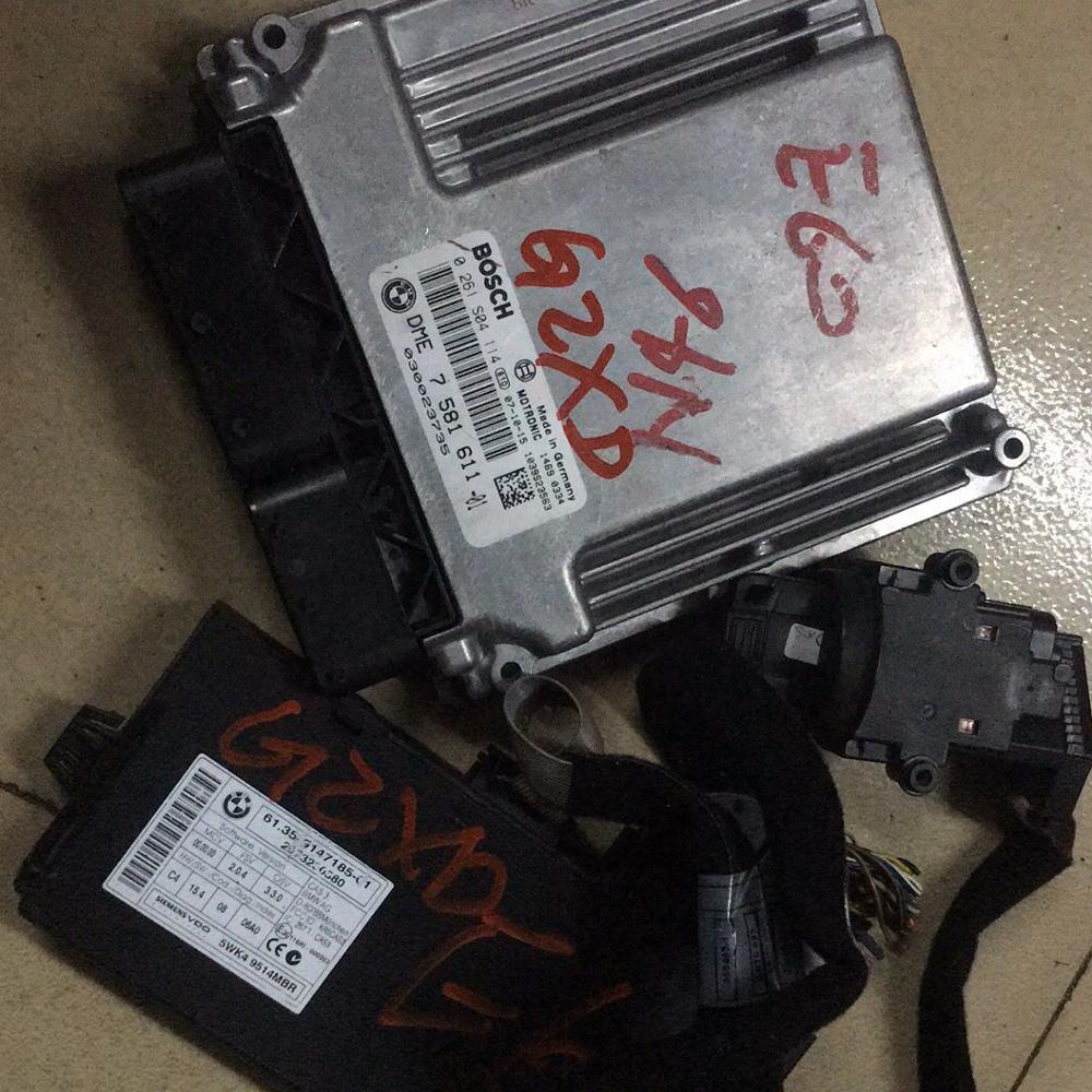 Подходит для BMW X1 5SERIS 60 3SERIS E90 1 SERIS 120i N46N двигатель ECU DME корпус с ключом, хорошо используется