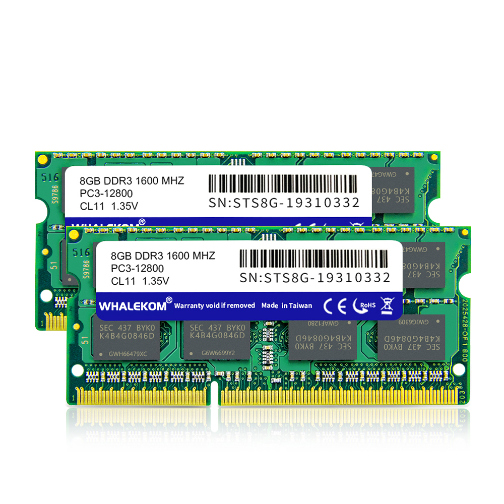 Хит продаж WHALEKOM модуль памяти ram ddr3 8 Гб оперативная память ddr3 8 ГБ ОЗУ 1600 МГц ноутбук