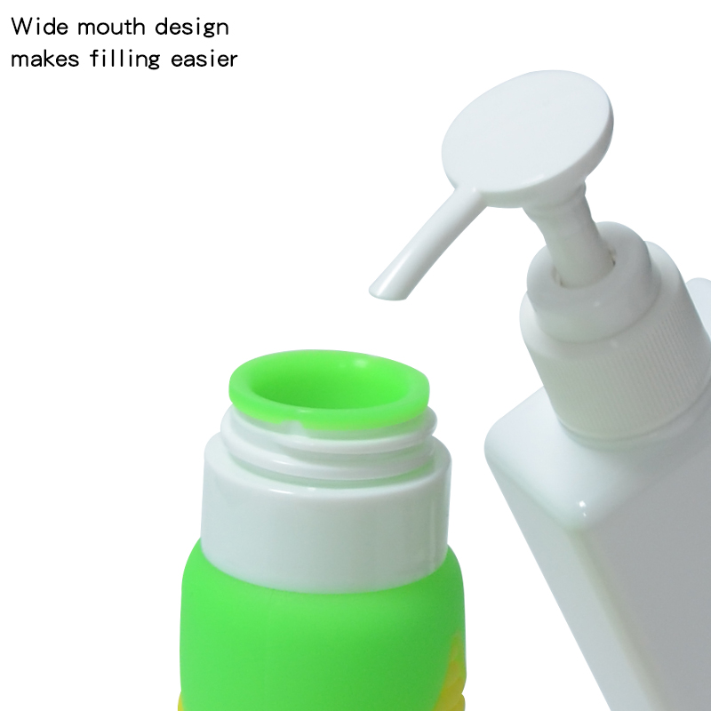 Silicone Cosmetic Collapsible Bottle Travel Portable Split Bottle Eco-friendly Containers