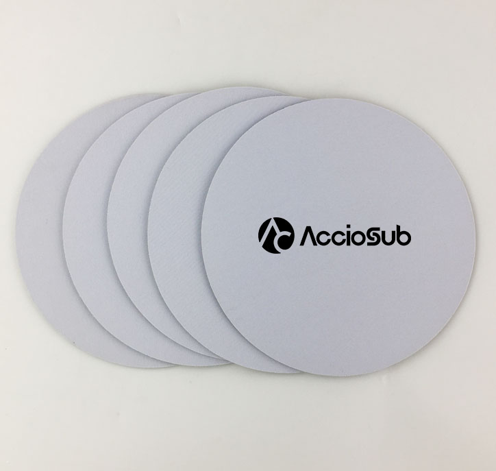 Custom Blanks White Round Shape Sublimation Mouse Pad DIY Cheap Mouse Pad Printing For Sublimation Mouse Pad