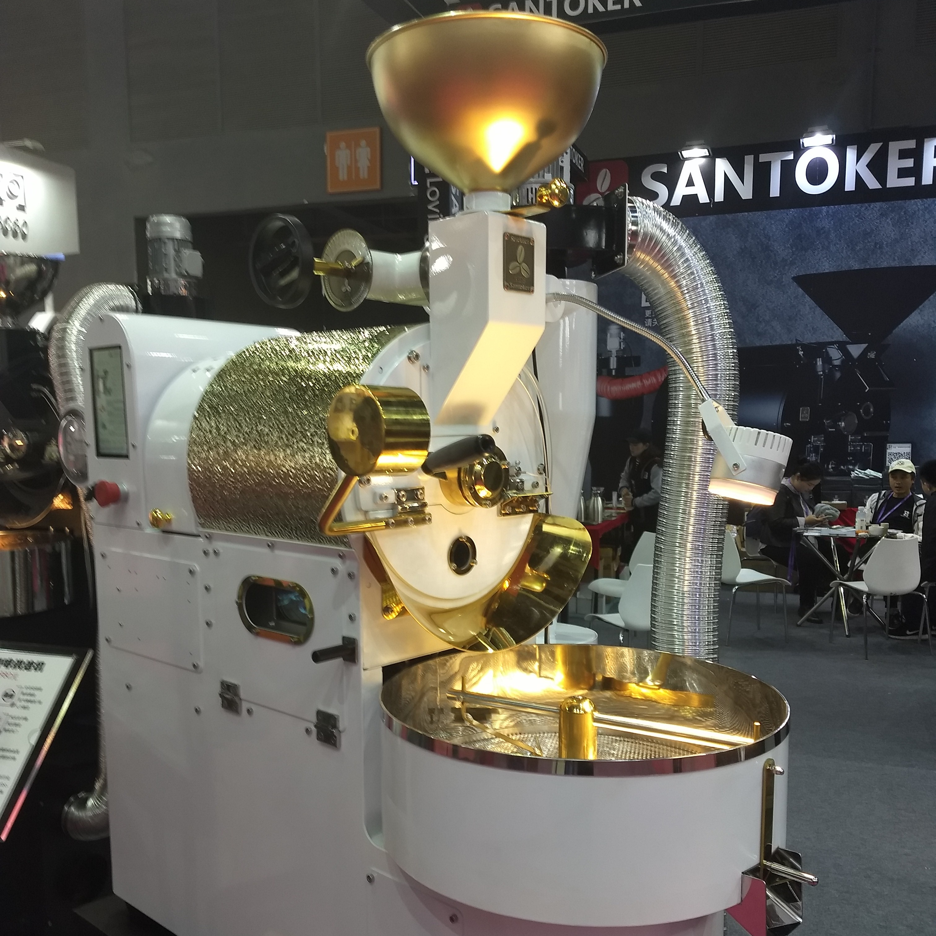 Новое обновление 2023, Wintop Santoker R3 3 кг, жаровня для кофе с двухслойным барабаном из углеродистой стали, Лидер продаж