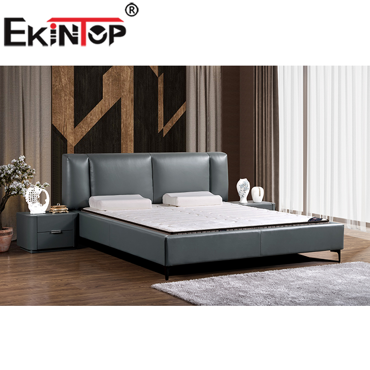 Ekintop Новый дизайн Горячая Распродажа музыкальная кровать роскошная кожаная кровать сделано в Китае