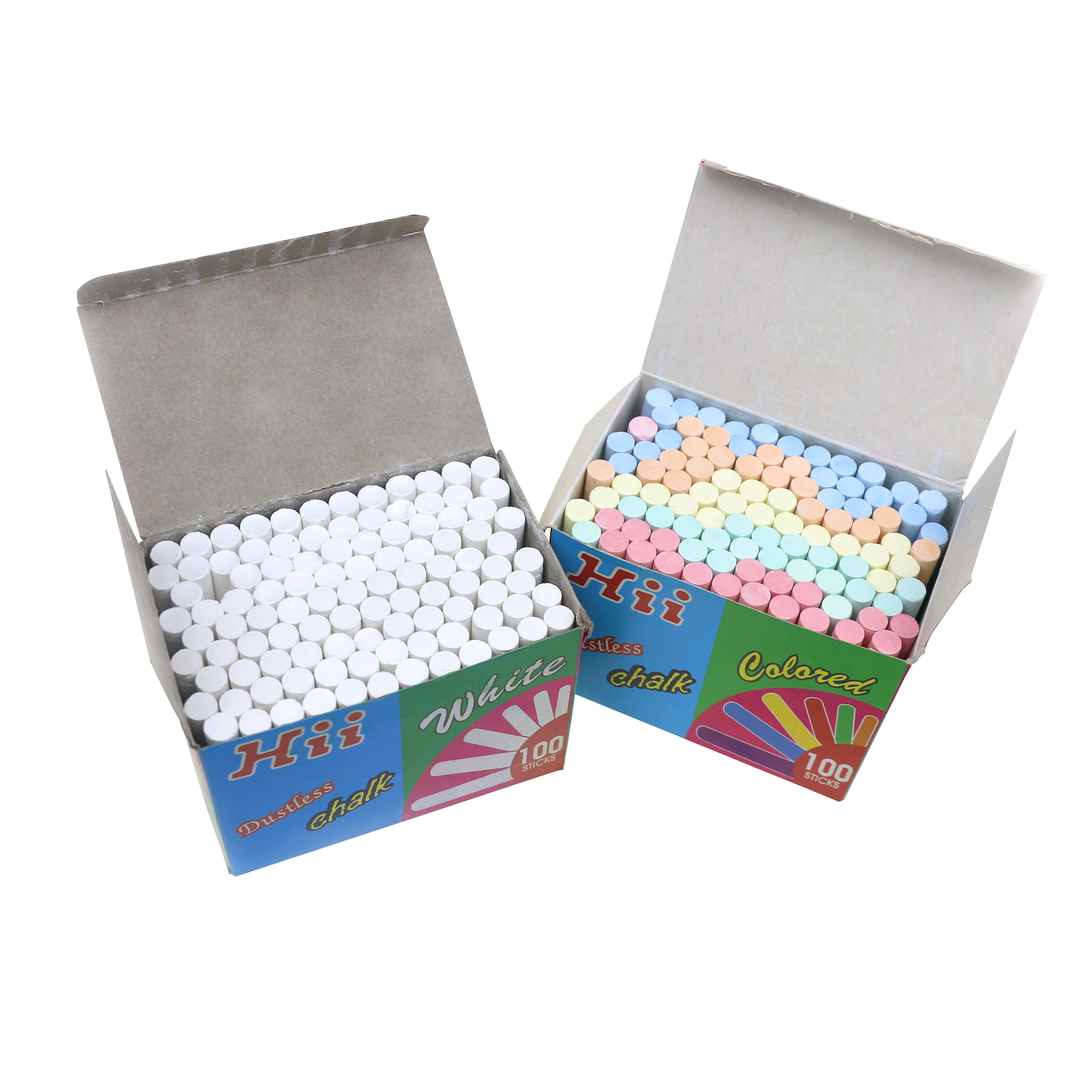 High Quality Dust Free School Dustless Chalk White /Color Blackboard Doodles Chalk Teaching Aids for Wholesale