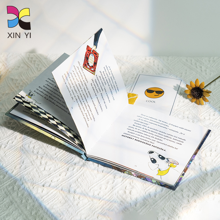 Custom Design Art Paper Book Sew Binding Book Printing Brochure printing