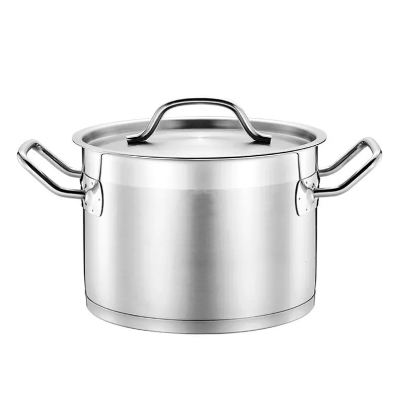 Factory Price Large Capacity Soup Pot Customized Acceptable Stainless Steel Pan