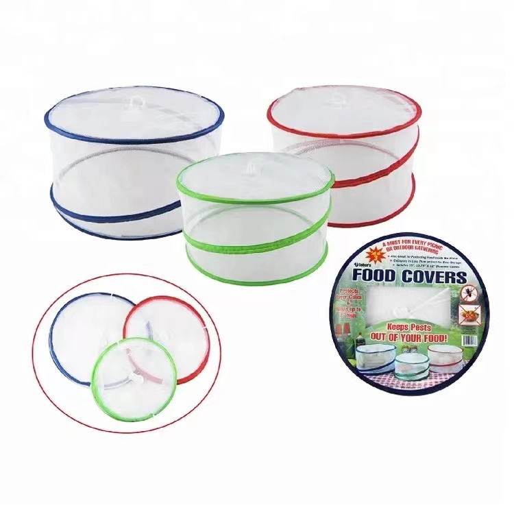 Крышки из сетки для еды в кухню, столовую, крышки для еды на открытом воздухе, сетка для еды на пикник, крышки для еды на улице, складные сетчатые крышки для еды