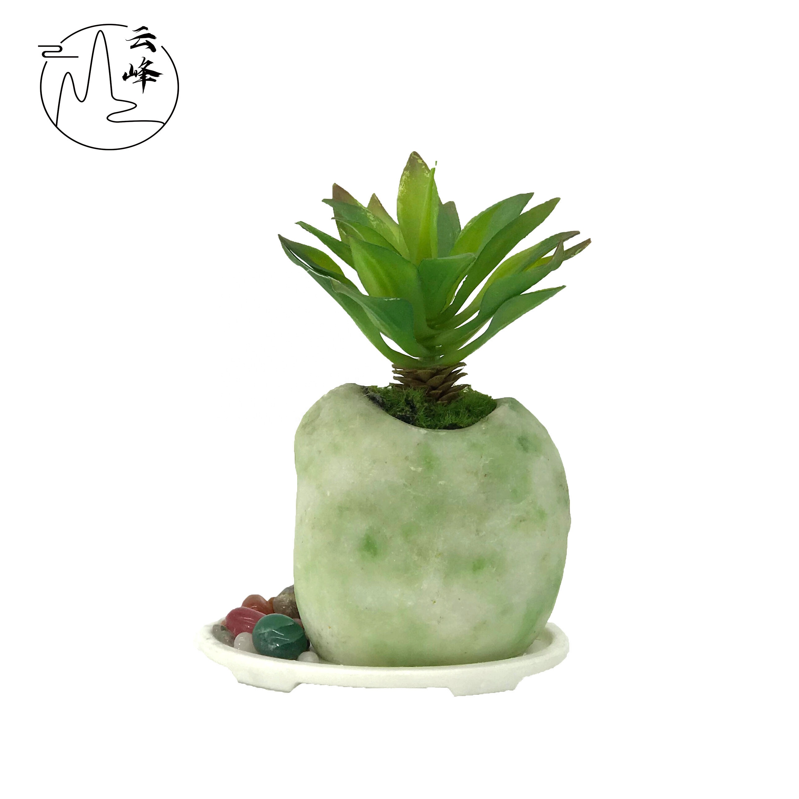 Artificial Small Potted Plant Mini Resin Orchid Bonsai With Fake Plants For Home Decor Desk Decoration