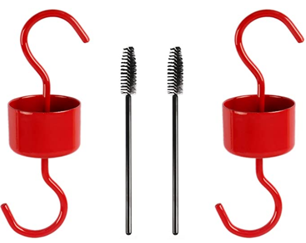 Hummingbird Feeder Accessories Feeder Ant Moat Hooks with Hummingbird Brushes