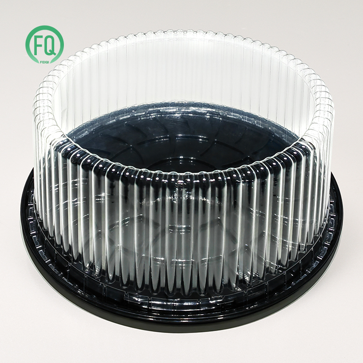 High quality plastic cake box with dome lid