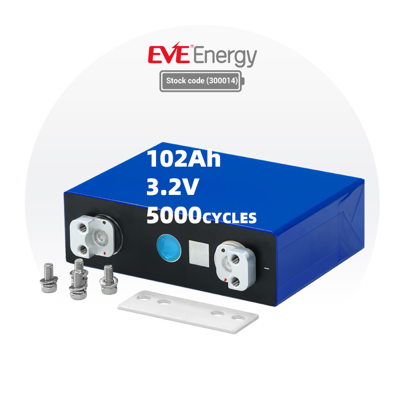 EVE LF100LA 3.2V 100Ah 105ah lifepo4 battery 3.2v 100ah 12v 200ah lithium iron phosphate lifepo4 battery for home energy storage