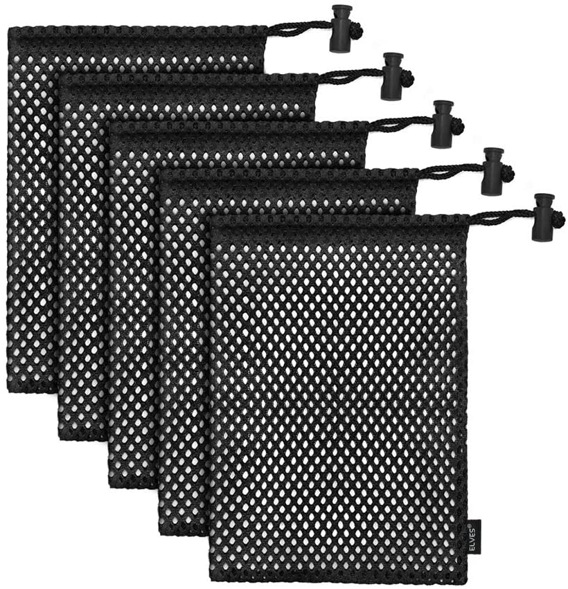 Wholesale Custom Foldable Small Net Zipper Nylon Mesh Bag for gift Net Packing Mesh bags Drawstring