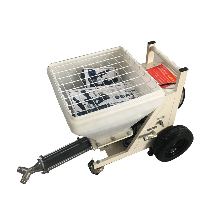 Cheap Wall Cement Mortar Grouting Spray Plaster Machine with Screw Pump