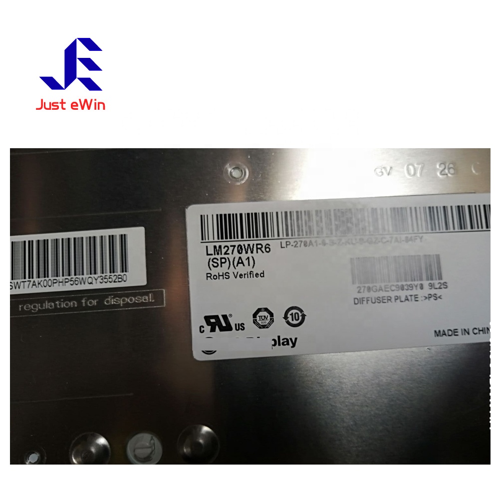 4K UHD LCD display M270QAN02.0 LM270WR6-SPA1 LM270WR6(SP)(A1) LM270WR3-SSA1 RGB HDR1000nit 3840*2160 eDP