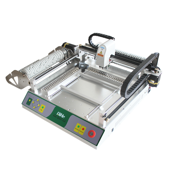 QIHE TVM802BX 46 кормушки небольшой SMD станок для монтажа ИС Автоматическая рабочего захвата и установки машины PCB сборочная машина