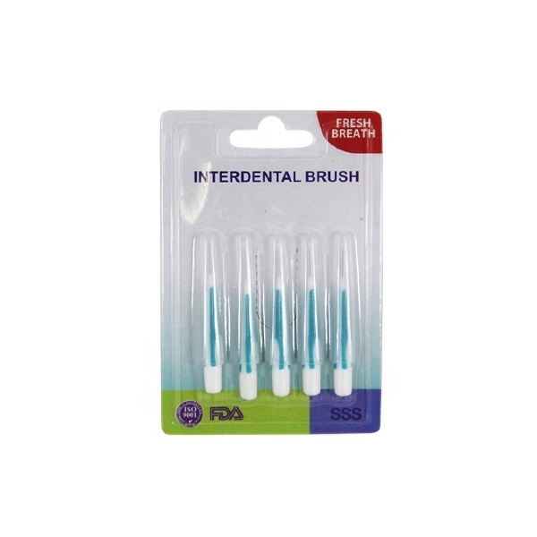 toothbrush approved dental disposable interdental brush with cover