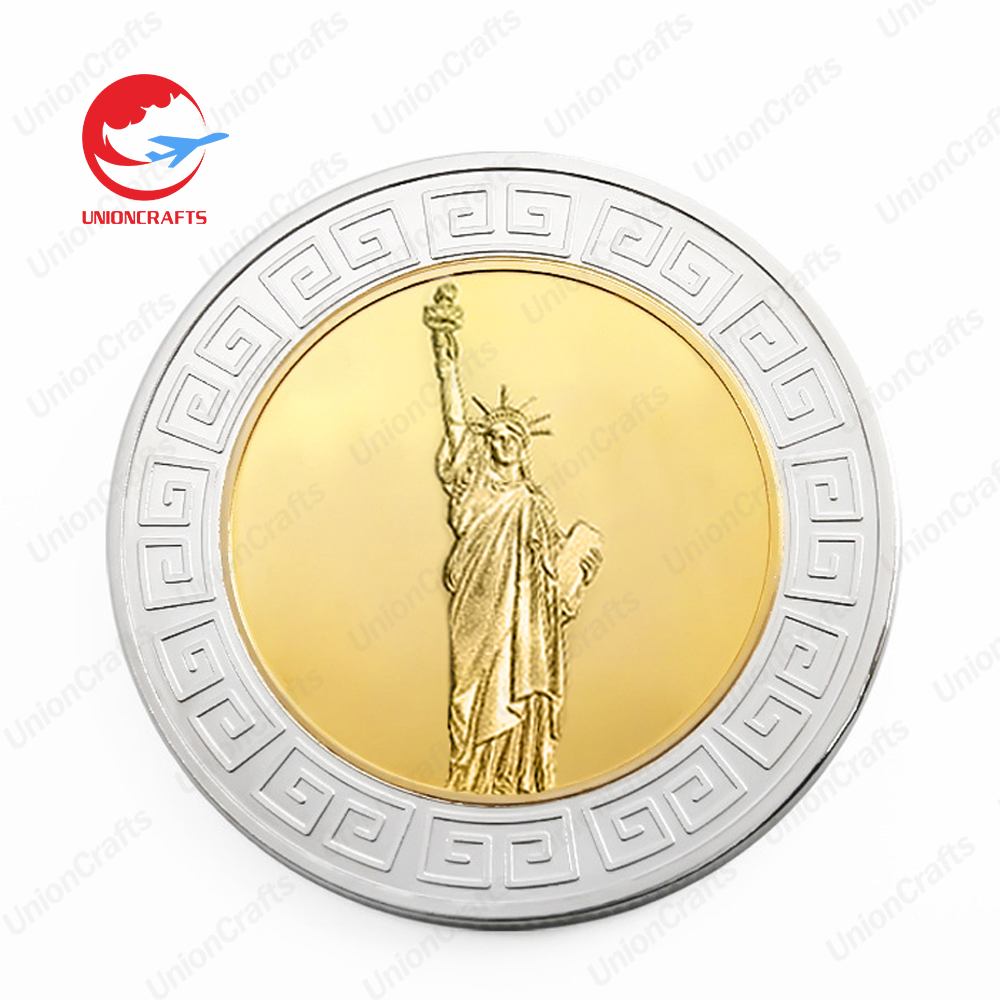 Free design personalised 3d brass coin commemorative collections customized metal souvenir challenge coin