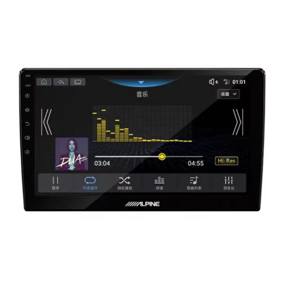 Универсальный автомобильный радиоприемник на android Alpine Dsp 1/2din 9/10.1 дюймовый Ips/2k/qled/ЖК-экран Dvd-плеер Android 11 ультратонкий