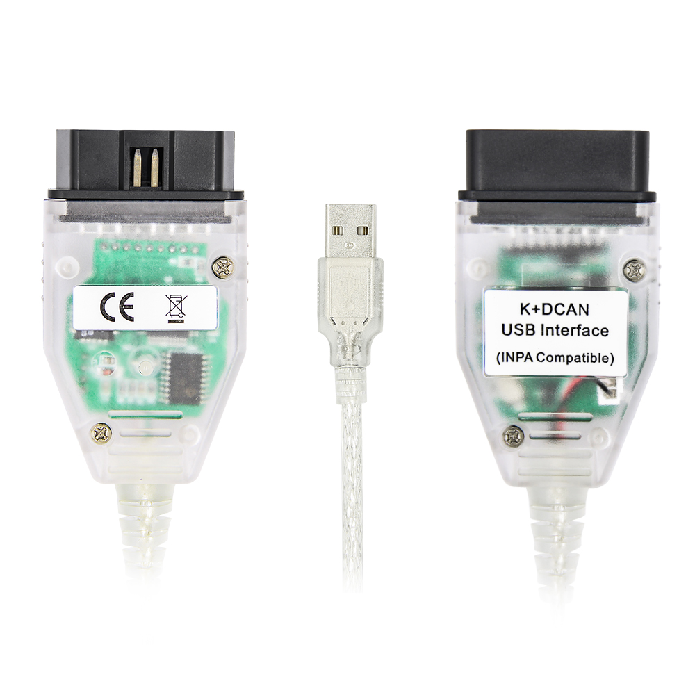 Лучшая цена INPA K + CAN/DCAN USB интерфейс OBD диагностический кабель INPA K + CAN кабель с чипом FT232RL для BMW