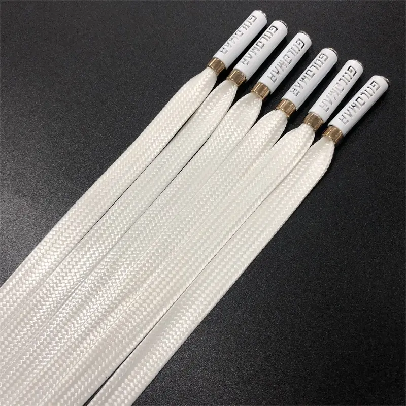 Custom tubular polyester braided flat drawstring cord