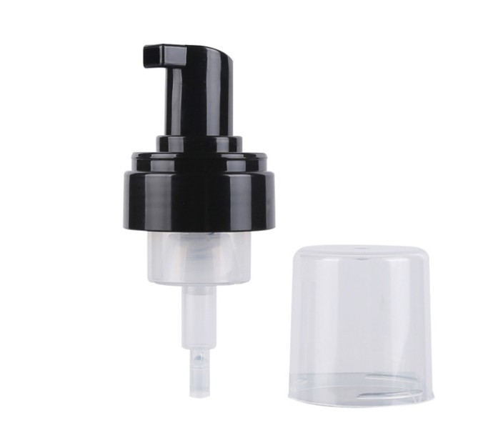 Fast shipping 42mm 43mm black foam pumps in stock now with best price hand press foam pump