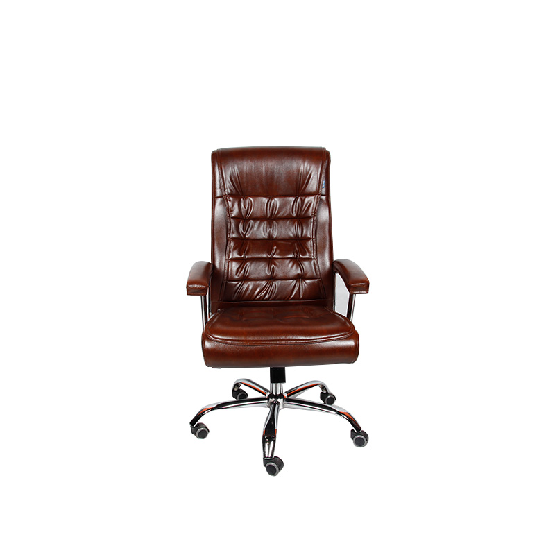 China Factory Hot Sale Modern Luxury Adjustable Comfortable High Back Chair Upholstered Pu Leather Executive Office Desk Chairs