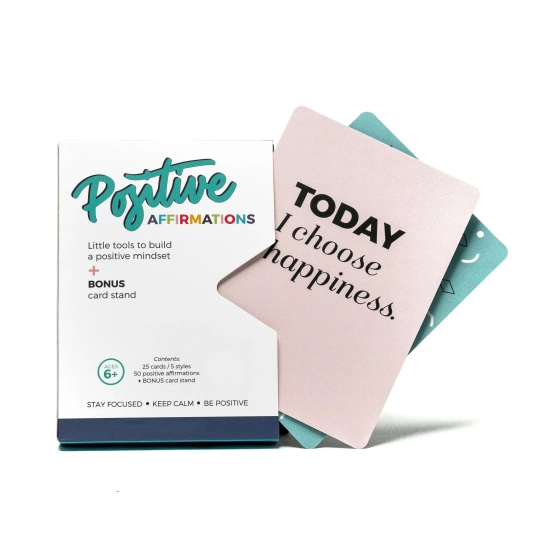 Positive Affirmation Card Custom Printing With Display Stand