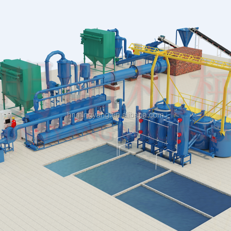 Biomass BBQ charcoal carbonizing production line