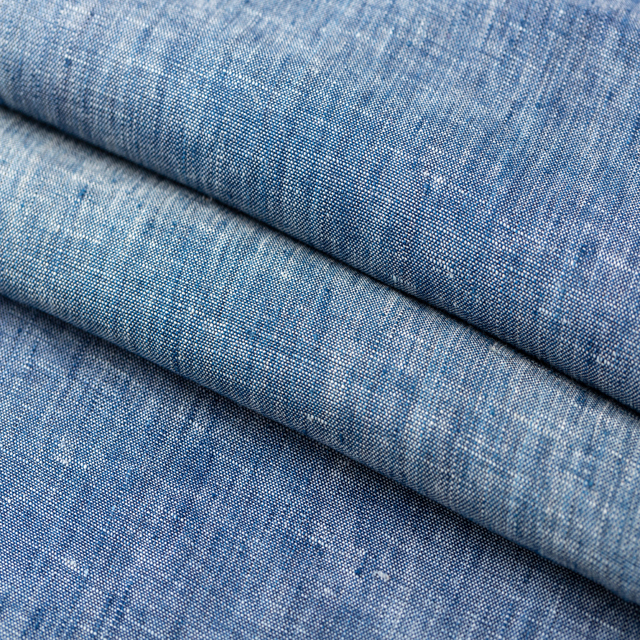 #1263 Denim look 100 Linen