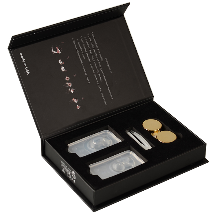 Unique design Wholesale Price Boxes for Contact Lenses Packaging Luxury Eye Lenses Packaging Box