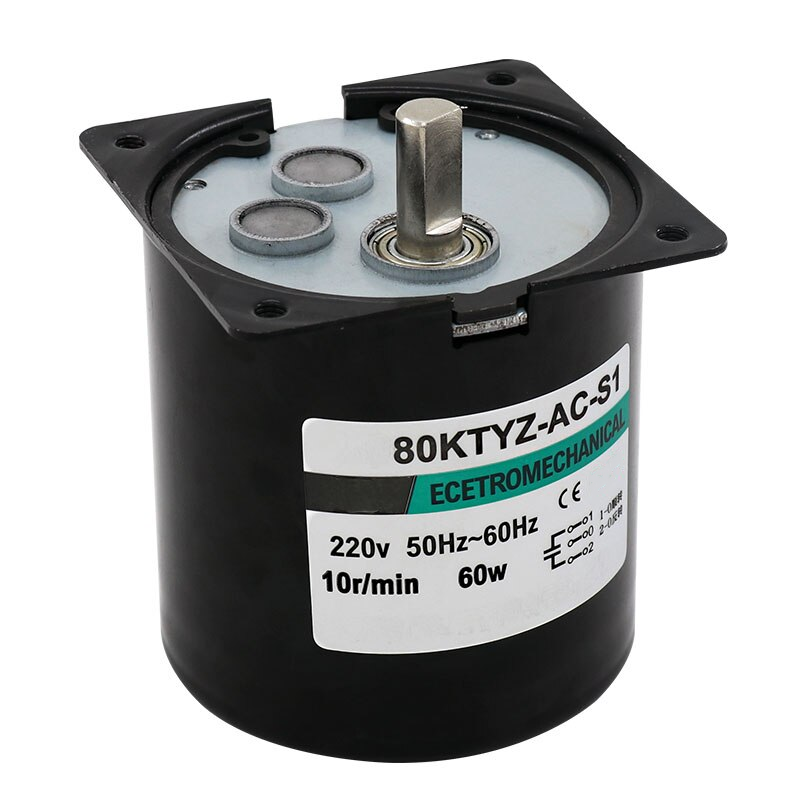 Low Speed 80KTYZ 60W Synchronous Motor 220V Single Phase