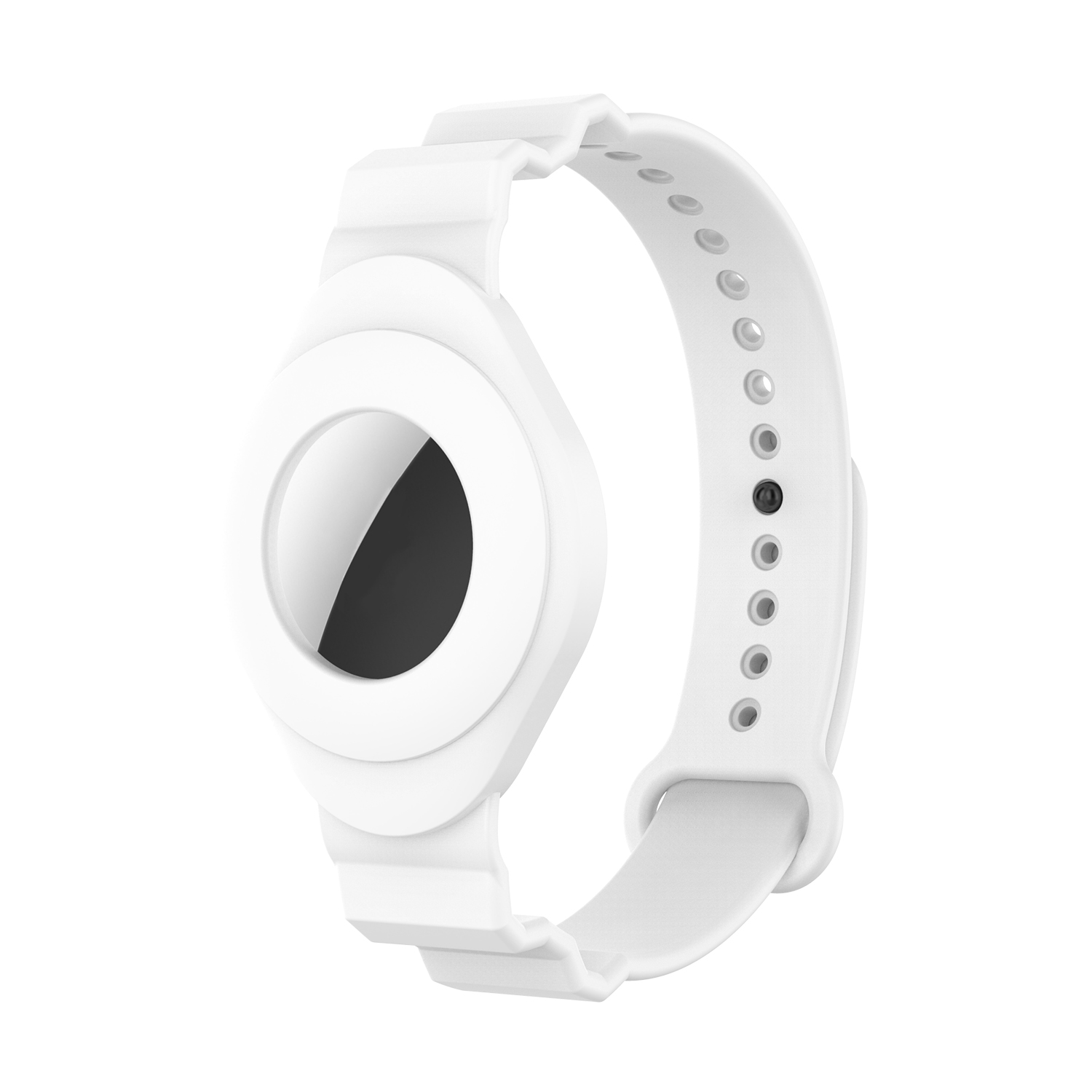 For Apple Airtag Anti-Scratch Silicone Watch Band Strap + Case Protector Skin for AirTag watch Band Accessories