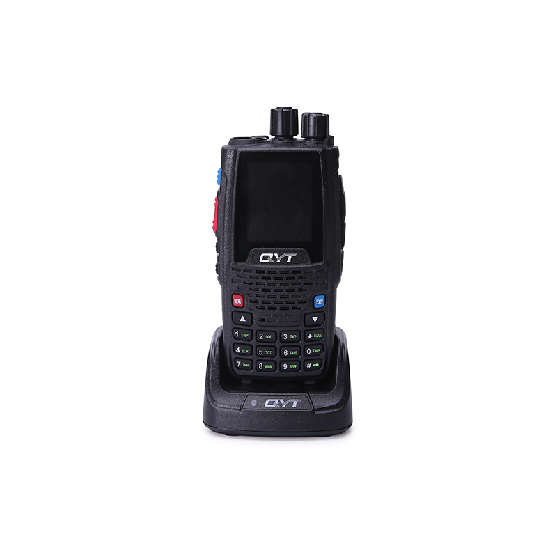 QYT KT-8R 5 Вт цветной экран Мини Walkie Talkie набор ручное двухстороннее радио Новое с Quad Band прибытие