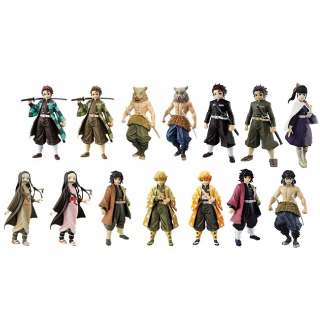 14 видов стилей демон убийца: kimetsu без Yaiba камадо tanjirou камадо Nezuko мультфильм модель игрушки Аниме риснок ПВХ