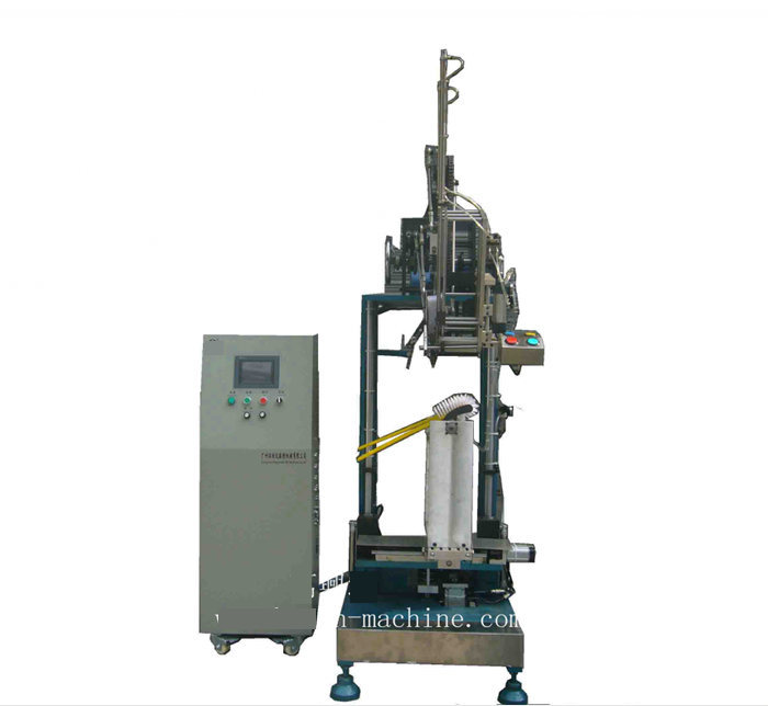 brush tufting machine for round shape ceiling broom