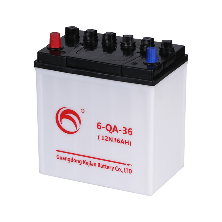 Гуандун Kejian 6-QA-36 12V 36AH свинцово-кислотный аккумулятор заряжен сухим запуска автомобильного аккумулятора